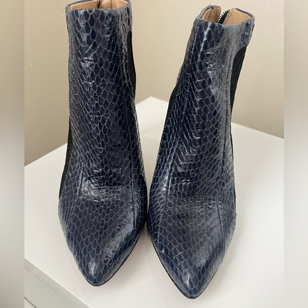 BCBGMaxAzria Black Lace Ankle Boots
